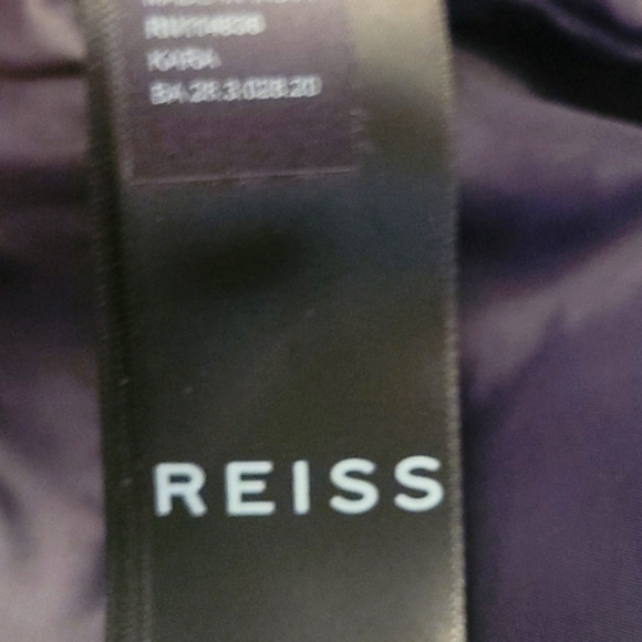 Reiss Black Sheep Leather Skirt - Picture 8 of 9